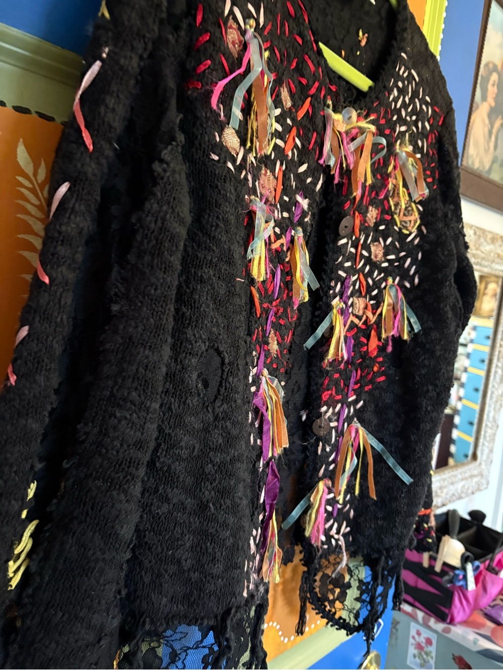Parsley and Sage VERY Unique Cardigan XL - Picture 7 of 11